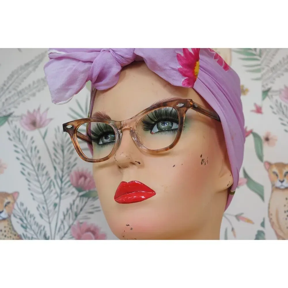 Vintage 1960s Cateye Eyeglasses Artcraft USA Rockabilly Pin Up Retro Preppy